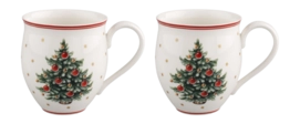 Mug Villeroy & Boch Toy's Delight Christmas Tree (Set of 2)