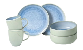 Service Petit Déjeuner Villeroy & Boch Color Loop Sand Like - 12 Pièces Pour 4 Personnes