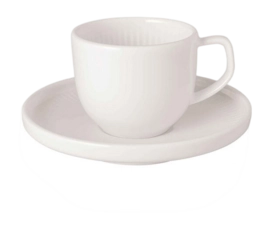 Espressokop Villeroy & Boch Afina Cup & Saucer White 50 ml (2 delig)