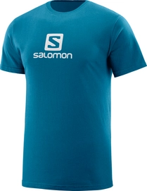 T-Shirt Salomon Men Coton Logo SS Moroccan Blue