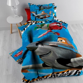 Dekbedovertrek Disney Planes 3 Katoen