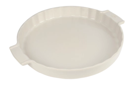 Plat à Tarte Peugeot Céramique Ecru Ø30 cm