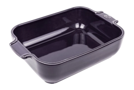 Auflaufform Peugeot Keramik Aubergine 25 x 18 cm