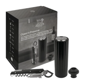 Korkenzieher & Pumpe Peugeot Clavelin Preserve Schwarz
