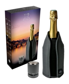 Champagne Cooler Peugeot Gift Box Grey