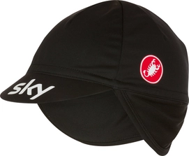 Fietspet Castelli Men Team Sky Difesa Cap Black