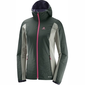 Jas Salomon Women Drifter Mid Hoodie Urban Chic Shadow Graphite