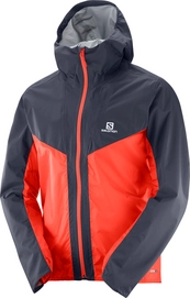 Jacke Salomon Outspeed Hybrid Graphite Fiery Red Herren