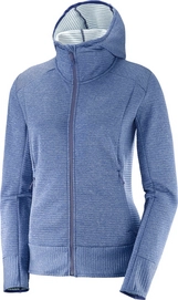 Jacke Salomon Right Nice Mid Hoodie Medieval Blue Damen
