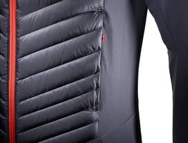 Jas Salomon Men Haloes Down Hybrid Hoodie Graphite
