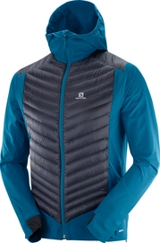 Jacke Salomon Haloes Down Hybrid Hoodie Moroccan Blue Graphite Herren