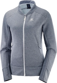 Jacke Salomon Right Nice FZ Mid Graphite Damen