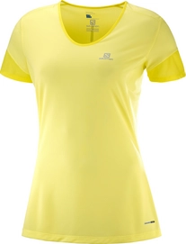 T-Shirt Salomon Trail Runner SS Limelight White Damen