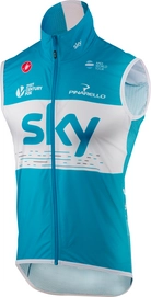 Fietsjack Castelli Men Team Sky Pro Light Wind Vest Blue