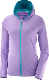 Gilet Salomon Women Comet Hoodie Bougainvillea