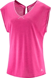 T-Shirt Salomon Women Ellipse Ease Pink Yarrow