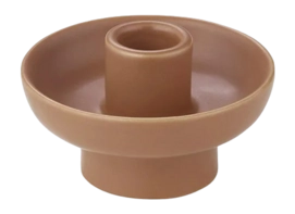 Candle Holder Blomus Vela Amber Brown Small