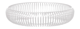 Plat et Saladier Blomus Lito Blanc Grand