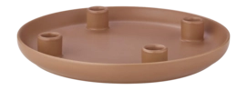 Kaarshouder Blomus Vela Amber Brown Large