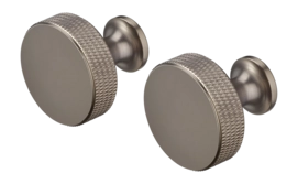 Wandhaakje Blomus Rof Round Burned Metal (Set van 2)