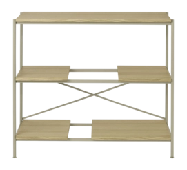 Kast Blomus Sukoya Natural Lacquered Oak Veneer Metal Small