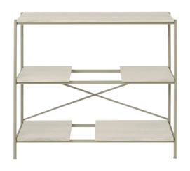Shelf Unit Blomus Sukoya White Oiled Oak Veneer Metal Small