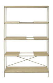 Kast Blomus Sukoya Natural Lacquered Oak Veneer Metal Large