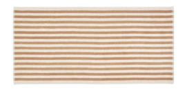Bath Towel Blomus Arto Thick Stripes Moonbeam/Amber Brown