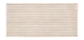 Bath Towel Blomus Arto Thin Stripes Moonbeam/Amber Brown