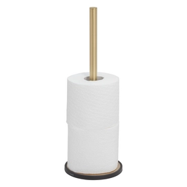 Toilet Roll Stand Tiger Tune Freestanding Brass Brushed Black