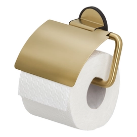 Toilet Roll Holder Tiger Tune Cover Brass Brushed Black