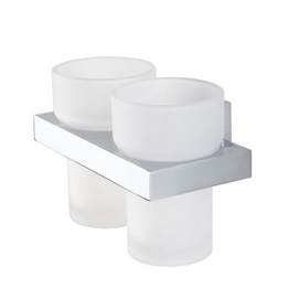 Porte-gobelet Tiger Items Acier Inoxydable Brossé Double