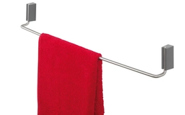 Porte-serviettes Tiger Cliqit Grand Acier Inoxydable Gris