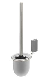 Brosse WC Tiger Cliqit Suspension Acier Inoxydable Gris