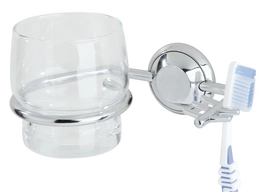 Beker-/ Tandenborstelhouder Torino RVS Glans Tiger