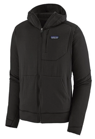 Gilet Patagonia Men R1 Full Zip Hoody Black
