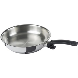 11-Inch Fissler FISS-AMZ104BOM protect steelux premium Fry-Pan Set Non-Stick Stainless-Steel Induction Black 