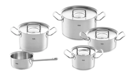 Pannenset Fissler Original Profi Collection Met RVS Deksels (5-Delig)