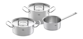 Pannenset Fissler Original Profi Collection Met RVS Deksels (3-Delig)