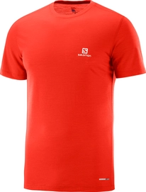 T-Shirt Salomon Men X Wool SS Fiery Red
