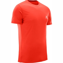 T-Shirt Salomon Men X Wool SS Fiery Red