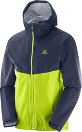 Veste Salomon Men La Cote Flex 2.5L Acid Lime Night Sky