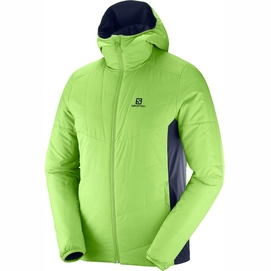 Jacke Salomon Drifter Mid Hoodie Greenery Night Sky Herren