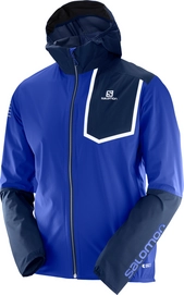 Jacke Salomon Bonatti Pro WP Surf The Web Dress Blue Herren