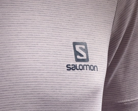 T-Shirt Salomon Men Cosmic Block SS Gull Gray Graphite