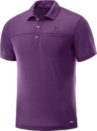 Poloshirt Salomon Explore Polo Potent Purple Herren