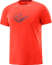 T-Shirt Salomon Men Stroll Graphic SS Fiery Red