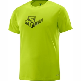 T-Shirt Salomon Stroll Graphic SS Acid Lime Herren