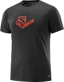 T-Shirt Salomon Stroll Graphic SS Black Herren