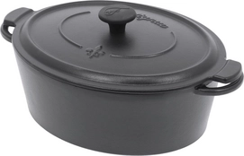 Braadpan Fontignac Mains Libres Ovaal Zwart 29 cm